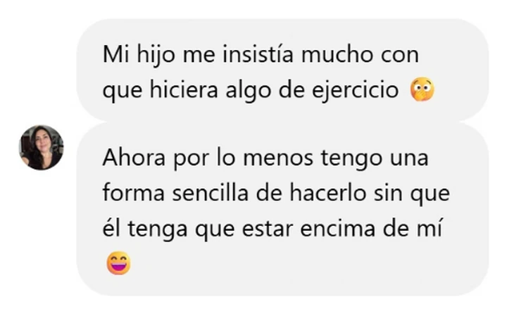 Mi hijo me insistía mucho. Ahora tengo una forma sencilla de hacerlo sin que él tenga que estar encima de mí.